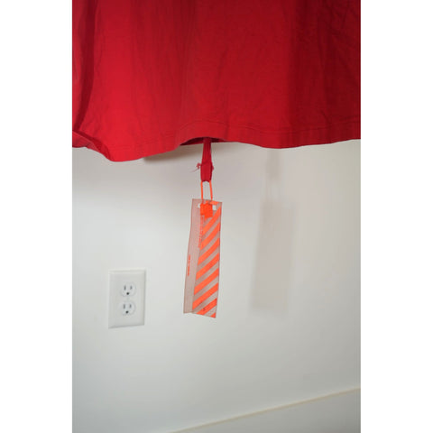"Retail" Virgil Abloh MCA Figure of Speech Off-White Bernini Tee Shirt Red Men's