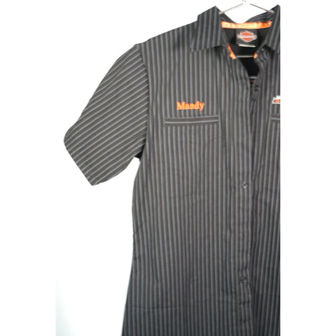 "Retail" Harley-Davidson Screamin' Eagles Performance Personalized Work Shirt M