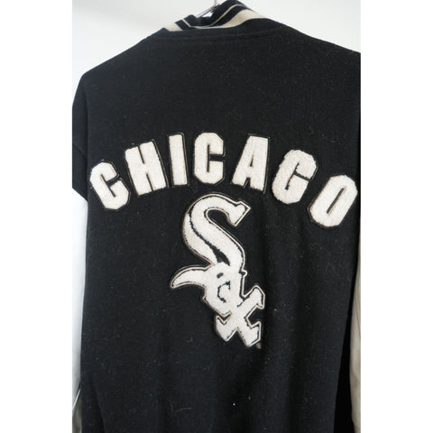 "Retail" Vintage Mirage MLB Chicago White Sox Wool/Leather Baseball Letterman Jacket XXL