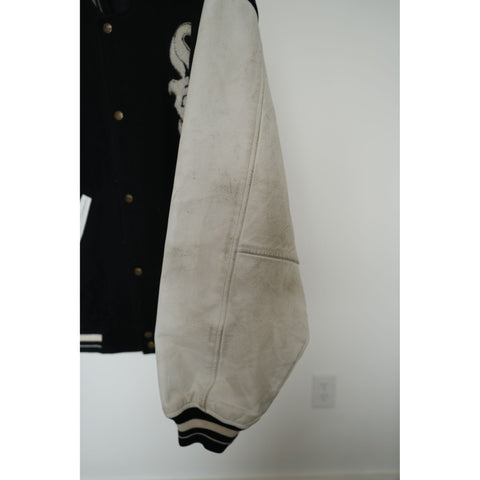 "Retail" Vintage Mirage MLB Chicago White Sox Wool/Leather Baseball Letterman Jacket XXL