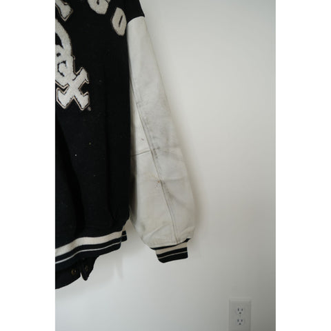"Retail" Vintage Mirage MLB Chicago White Sox Wool/Leather Baseball Letterman Jacket XXL