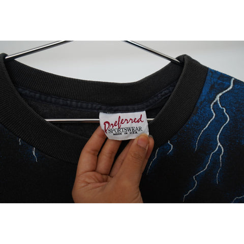 "Retail" VTG The Black Knight Dale Earnhardt Racing Tee Shirt L Single Stitch Made in USA