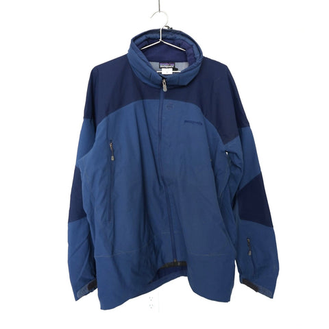 "Retail" Vintage Patagonia Soft Shell Nylon Waterproof Full Zip Jacket Blue XL Men's