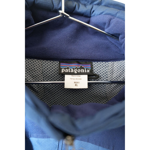 "Retail" Vintage Patagonia Soft Shell Nylon Waterproof Full Zip Jacket Blue XL Men's