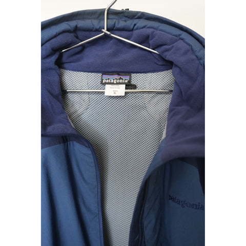 "Retail" Vintage Patagonia Soft Shell Nylon Waterproof Full Zip Jacket Blue XL Men's