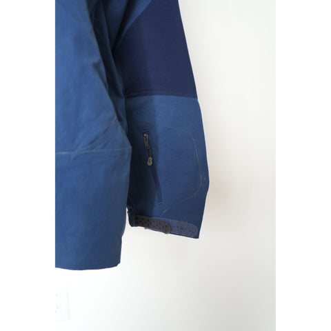 "Retail" Vintage Patagonia Soft Shell Nylon Waterproof Full Zip Jacket Blue XL Men's