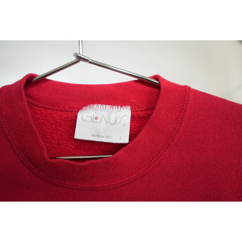 "Retail" Vintage Genus Disney Mickey Mouse Classics Pullover Sweatshirt Red L Made in USA