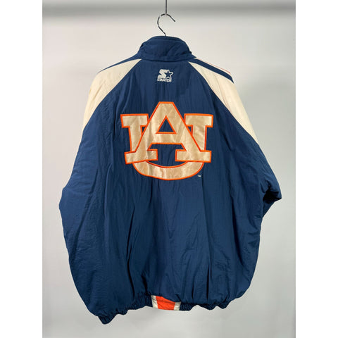 "Retail" Vintage Starter Auburn University - Auburn Tiger Windbreaker Jacket Multicolor