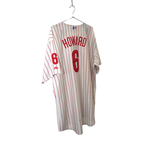 "Retail" Majestic Philadelphia Phillies Ryan Howard #6 Baseball Jersey Size 56 Men's