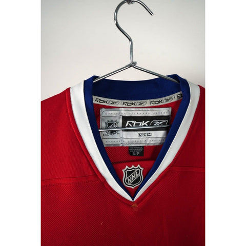"Retail" Reebok CCM Montreal Canadiens NHL Hockey Jersey Red/Blue Small