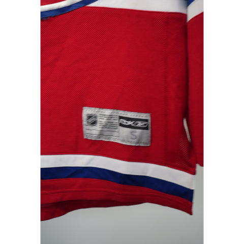 "Retail" Reebok CCM Montreal Canadiens NHL Hockey Jersey Red/Blue Small