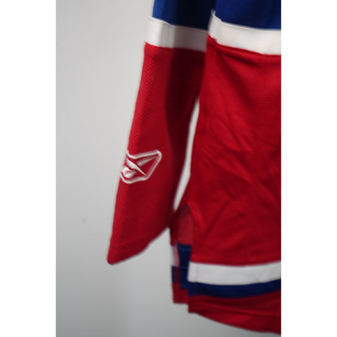 "Retail" Reebok CCM Montreal Canadiens NHL Hockey Jersey Red/Blue Small