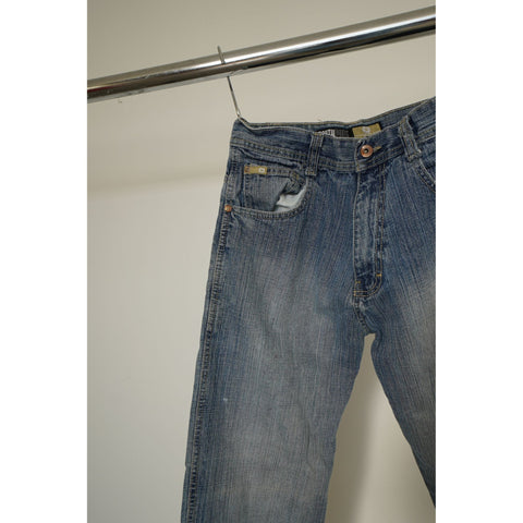 "Retail" Vintage Southpole Mid Wash Straight Leg Denim Jeans Blue W29 Men's