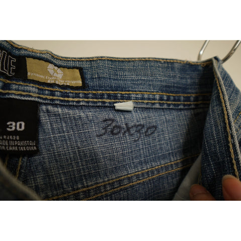 "Retail" Vintage Southpole Mid Wash Straight Leg Denim Jeans Blue W29 Men's