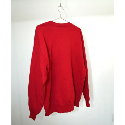 "Retail" Vintage Jerzees I Want To Be Like Jesus Pullover Sweatshirt Red 2X Made in USA