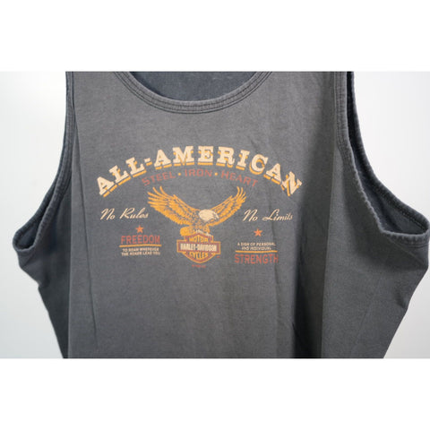 "Retail" Vintage 1995 Harley Davidson Boswell's Nashville, TN Tank Top Black XL