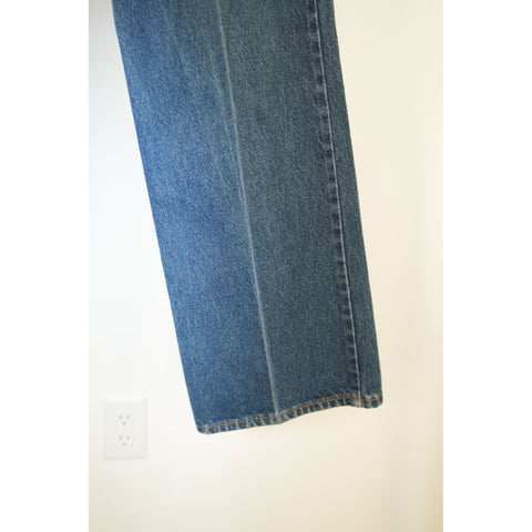 "Retail" Vintage Levi's 517 Orange Tab Boot Cut Denim Jeans Blue W34 Men's Made in USA