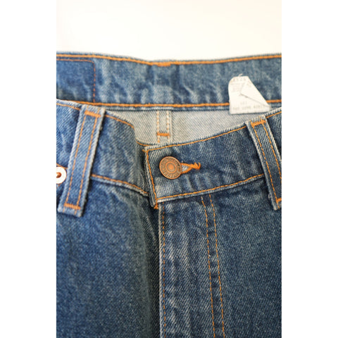 "Retail" Vintage Levi's 517 Orange Tab Boot Cut Denim Jeans Blue W34 Men's Made in USA