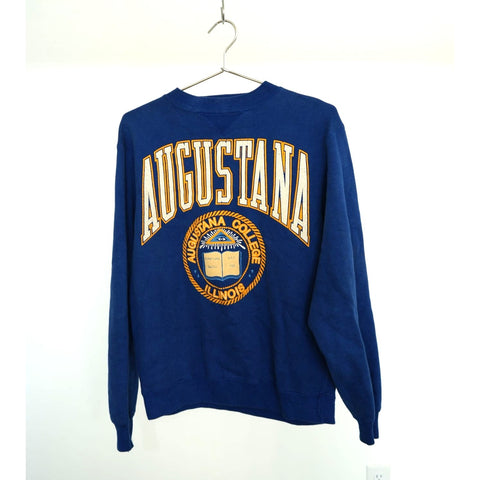 "Retail" VTG Galt Sand Augustana College Illinois Crewneck Pullover Sweatshirt Blue Small