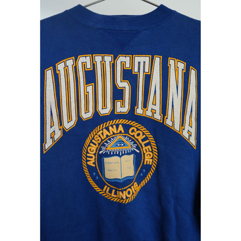 "Retail" VTG Galt Sand Augustana College Illinois Crewneck Pullover Sweatshirt Blue Small