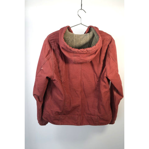 "Retail" Carhartt Women's Sherpa Lined Sandstone Sierra Jacket Red Large