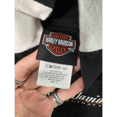 "Retail" Vintage Harley-Davidson Forman Stillwater, OK Turtleneck L/S Shirt 1X Women's