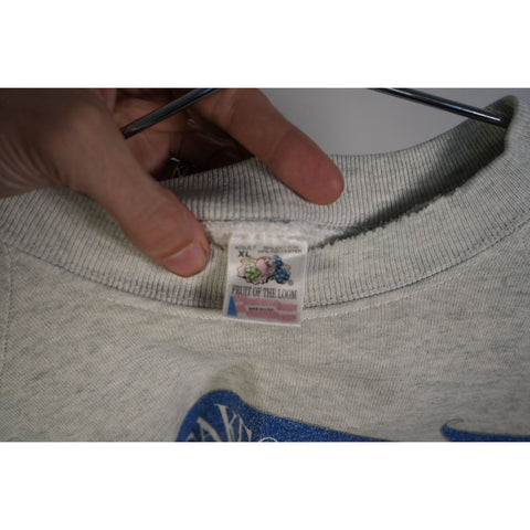 "Retail" Vintage 1993 FOTL NFL Chicago Cubs Pullover Sweatshirt Gray XL Made in USA