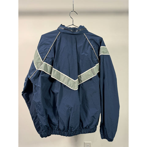 "Retail" Vintage JWOD Skilcraft U.S. Air Force Mesh Lined Full Zip Windbreaker Navy/Gray M Men's