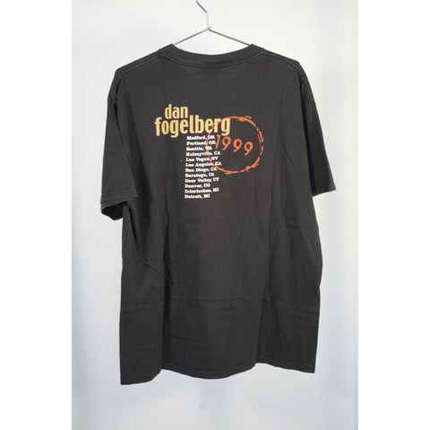 "Retail" Vintage Tultex Dan Fogelberg 1999 Tour Graphic Tee Shirt Black XL