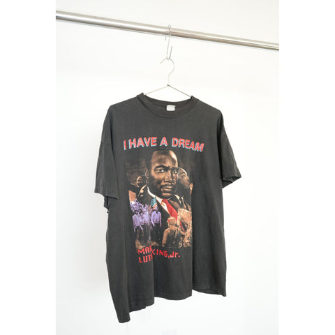 "Retail" Vintage Martin Luther King, Jr. I Have A Dream Single Stitch Tee Shirt Black