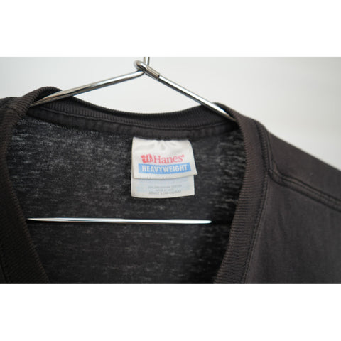 "Retail" Vintage Hanes Guns N' Roses Classic Logo Sleeveless Tee Shirt Black Large Men's