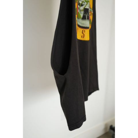 "Retail" Vintage Hanes Guns N' Roses Classic Logo Sleeveless Tee Shirt Black Large Men's