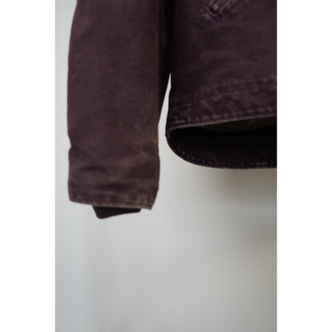 "Retail" Vintage Carhartt Sherpa Lined Canvas Full Zip Sierra Jacket Maroon Women's XL