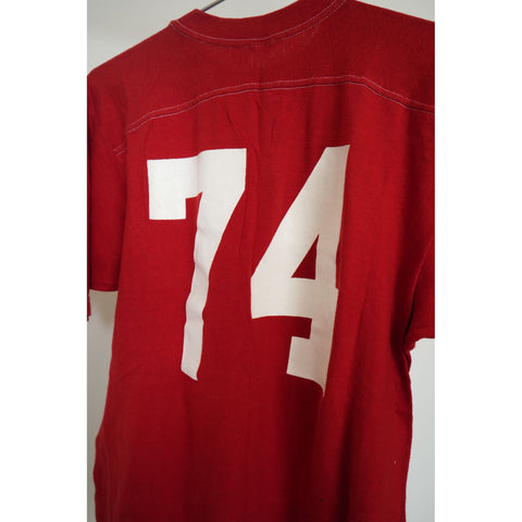 "Retail" Vintage Champion Cooks Springs #74 Jersey Shirt Red Large Made in USA