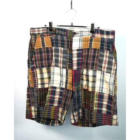"Retail" Vintage Polo Ralph Lauren Plaid Patchwork Bermuda Shorts W32 Men's
