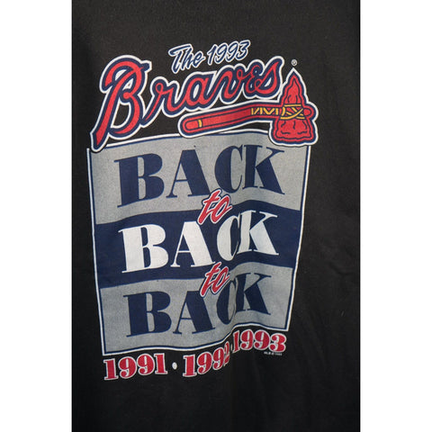 "Retail" Vintage Tultex MLB Atlanta Braves Back to Back Champion Pullover Sweatshirt XL