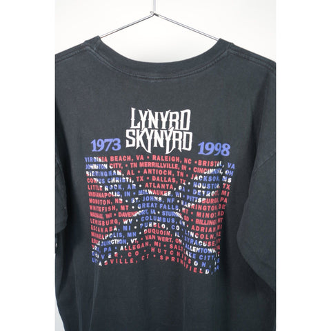 "Retail" Vintage Lynyrd Skynyrd 1973-1998 25 Year Tour Tee Shirt Black