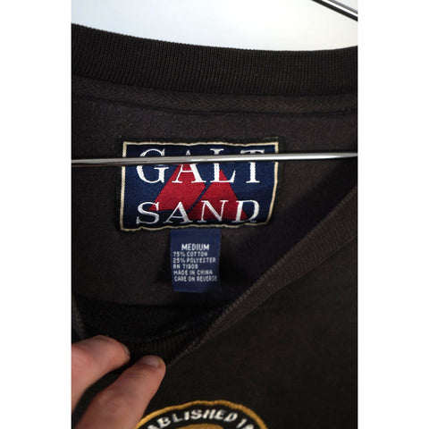 "Retail" Vintage Galt Sand University of IOWA Hawkeyes Embroidered Pullover Sweatshirt M