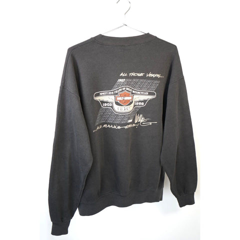 "Retail" VTG 1998 Harley-Davidson 95 Years Of Great Motorcycle Pullover Sweatshirt L