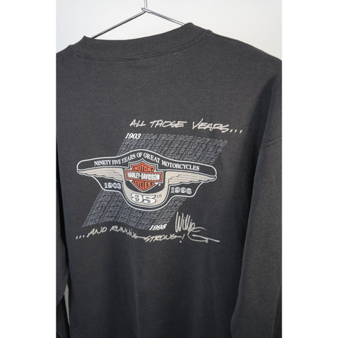 "Retail" VTG 1998 Harley-Davidson 95 Years Of Great Motorcycle Pullover Sweatshirt L