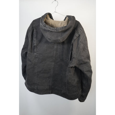 "Retail" Carhartt WJ141 BLK Sherpa Lined Canvas Full Zip Sierra Jacket Black XXL