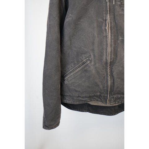 "Retail" Carhartt WJ141 BLK Sherpa Lined Canvas Full Zip Sierra Jacket Black XXL