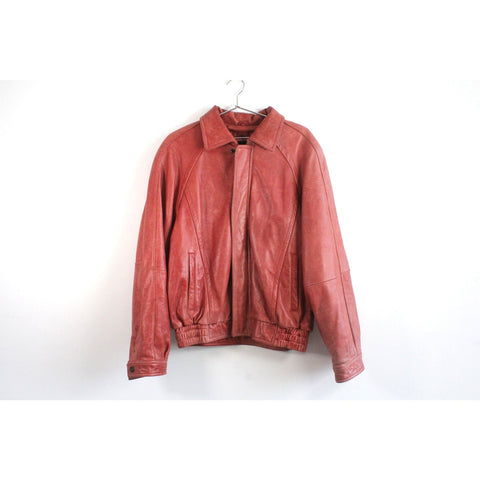 Wilsons Leather Experts Vintage Black Leather Jacket | Classic 90s Moto Biker Style Coat | Retro Streetwear Outerwear | Timeless Men’s Fashion