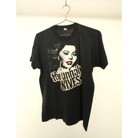 "Retail" Vintage Screen Stars The Unholy Wives Rock Band Tee Shirt Black L Single Stitch Goth Punk