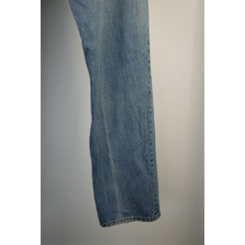 "Retail" Vintage Levi's Straight Leg Denim Jeans Light Blue 33x34