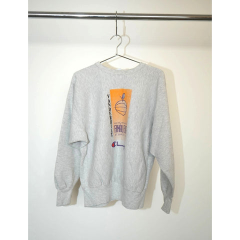 "Retail" Vintage Champion Reverse Weave NCAA Women's Vanderbilt Sweatshirt Gray Large