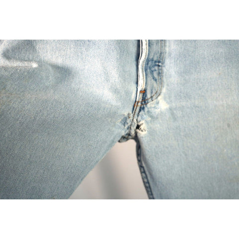 "Retail" Vintage 90s Levi's 501 Original Fit Distressed Straight Leg Denim Jeans 34x30.5
