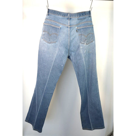 "Retail" Vintage Levi's Black Tab Slim Straight Denim Jeans Blue 39x31 Made in USA