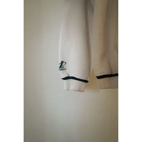 "Retail" Vintage NFL Pro Line Green Bay Packers Embroidered Pullover Sweatshirt White XL