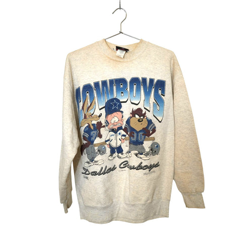 "Retail" VTG America's Favorite NFL Looney Tunes Dallas Cowboys Pullover Sweatshirt Large